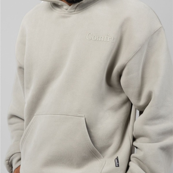 Comfrt Cozy Cement Hoodie and Sweatpants Set size Med Unisex-NEW Tranquil - Picture 5 of 5